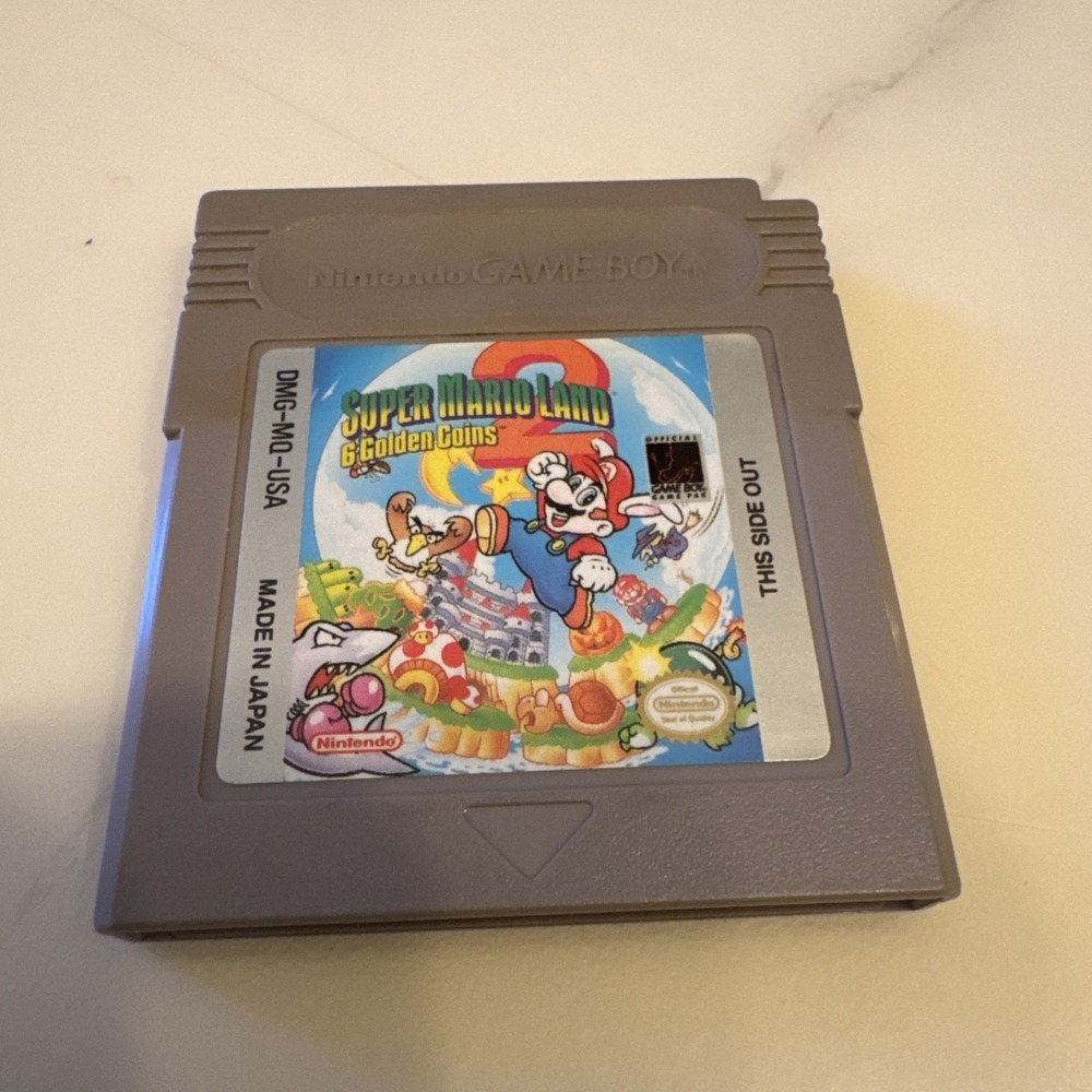 Super Mario Land 2: 6 Golden Coins - Nintendo Gameboy‎ - Tested Authentic